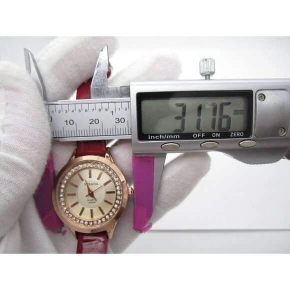 Women Strada Quartz WR Analog 31mm Dial Causal Round Watch (F542) - Picture 2 of 10